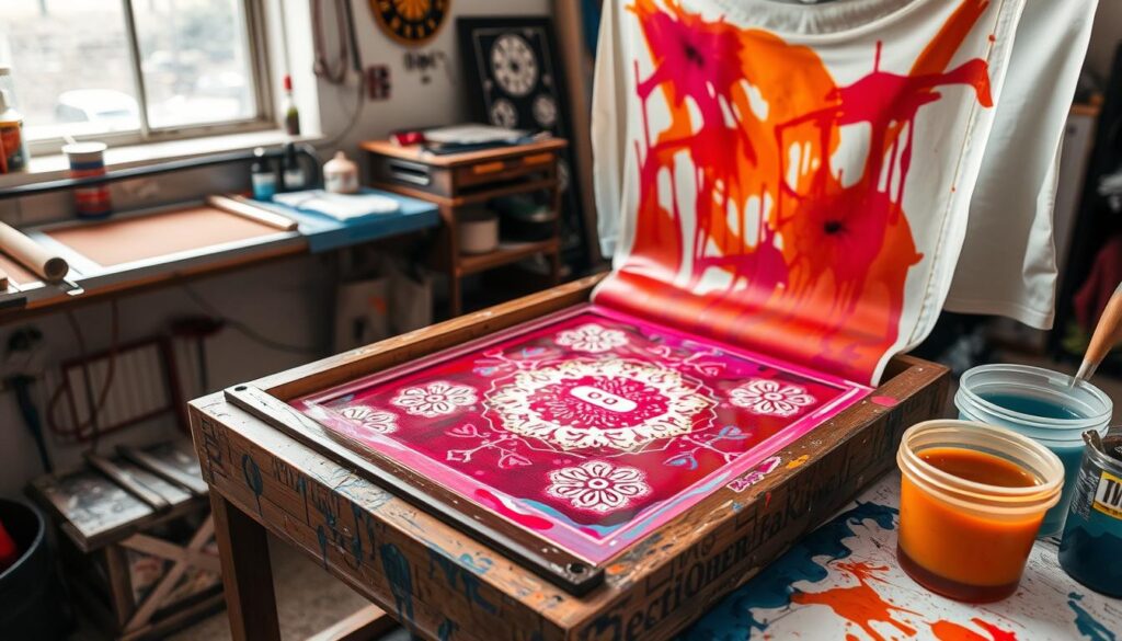 what is silk screen printing t shirts